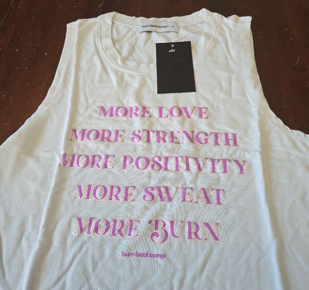 Burn Boot Camp Pink Metallic Script - Picture 3 of 7